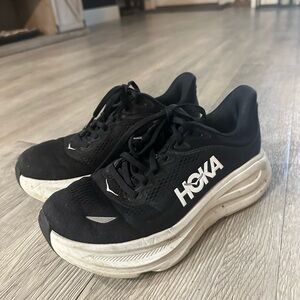 Hoka Bondi Black 9 Road Running Shoes Women's Sz 8 D